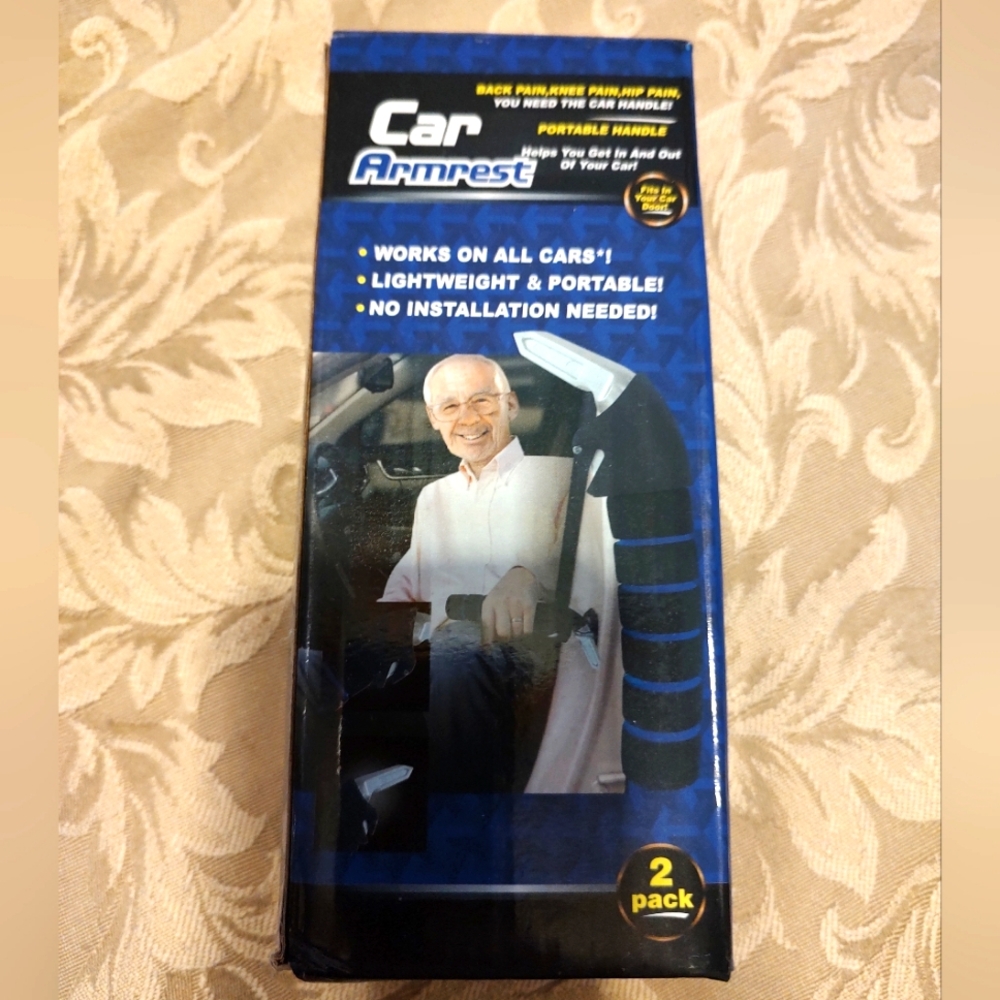 🫂 NIB 2 Pack Car Door Assist Support Handle Multifunction Tool